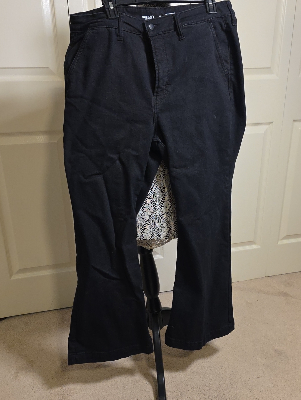 Old Navy Black Wide-Leg Women's Jeans